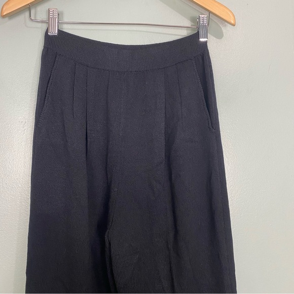 St John Set Santana Knit Cardigan Pants Black Small & 6 Gold Buttons - Picture 11 of 16